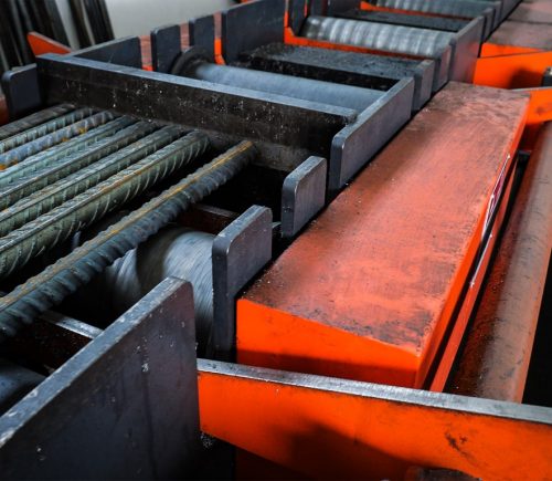 The process of preparing ribbed reinforcement for the production of SN anchors